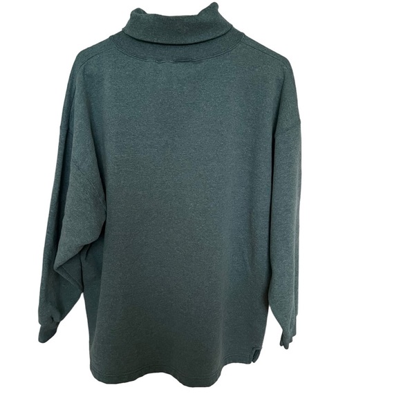 Pro Spirit Select Sweats Pullover Turtleneck‎ Sweatshirt Angels Green XL Vintage - Picture 2 of 7